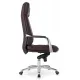 Кресло бюрократ DAO (коричневая кожа). Фото товара с разных ракурсов.