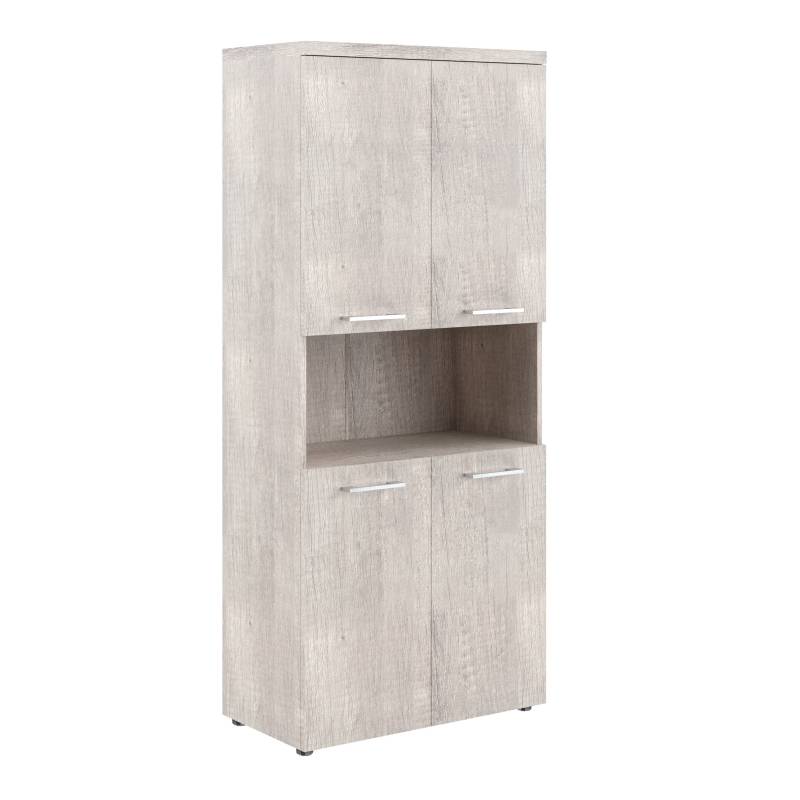 Шкаф с 2-мя комплектами глухих малых дверей и топом THC 85.4 дуб Каньон Z 854х452х1968  главное фото