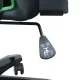 Игровое кресло  "GT Carbon GM-120", две подушки, экокожа, черное/зеленое, 531929. Фото товара с разных ракурсов.