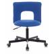 Кресло Бюрократ KF-1M синий 26-21 крестовина металл черный. Фото товара с разных ракурсов.