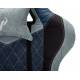 Кресло игровое геймерское Бюрократ VIKING 7 KNIGHT BL FABRIC синий текстиль/эко.кожа крестовина металл. Фото товара с разных ракурсов.