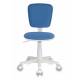 Кресло детское Бюрократ CH-W204NX/26-24 голубой 26-24 (пластик белый). Фото товара с разных ракурсов.