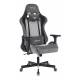 Кресло игровое геймерское Бюрократ VIKING 7 KNIGHT Fabric серый Loft ромбик текстиль/эко.кожа с подголов. крестовина металл главное фото в маленьком размере