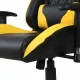 Игровое кресло  "GT Master GM-110", две подушки, экокожа, черное/желтое, 531927. Фото товара с разных ракурсов.