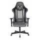 Кресло игровое геймерское Бюрократ VIKING 7 KNIGHT Fabric серый Loft ромбик текстиль/эко.кожа с подголов. крестовина металл. Фото товара с разных ракурсов.