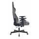 Кресло игровое геймерское Бюрократ VIKING 7 KNIGHT Fabric серый Loft ромбик текстиль/эко.кожа с подголов. крестовина металл. Фото товара с разных ракурсов.